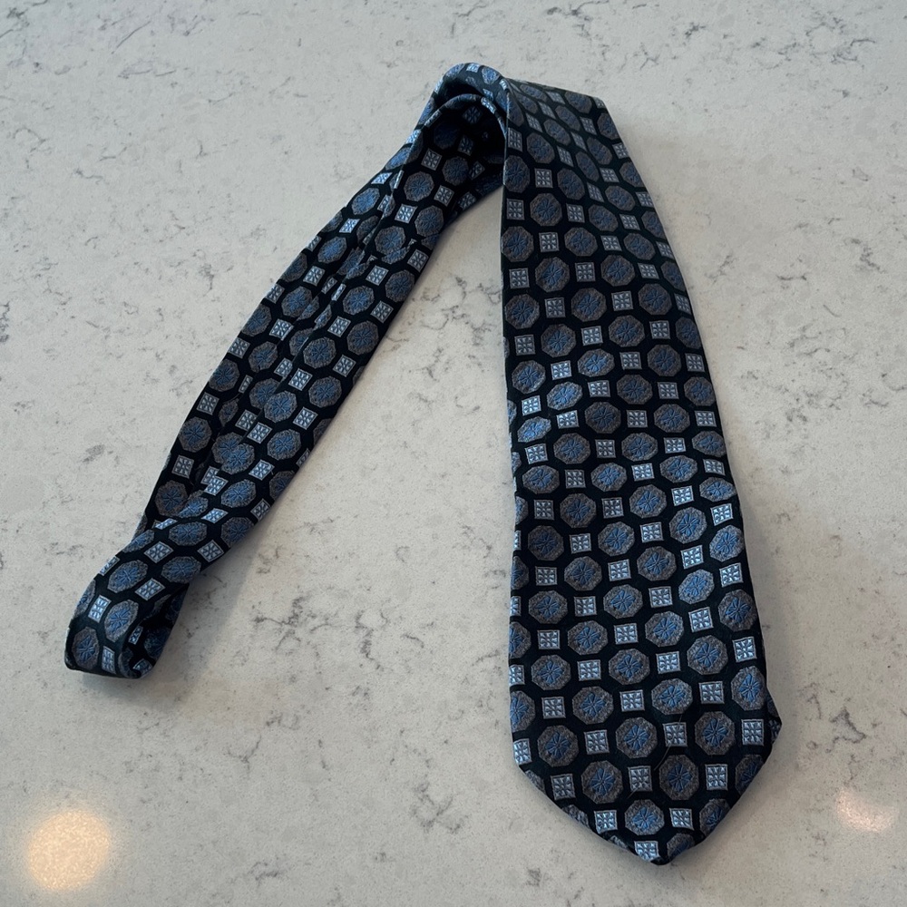 Joseph & Feiss Elegant Blue Patterned Men's Tie